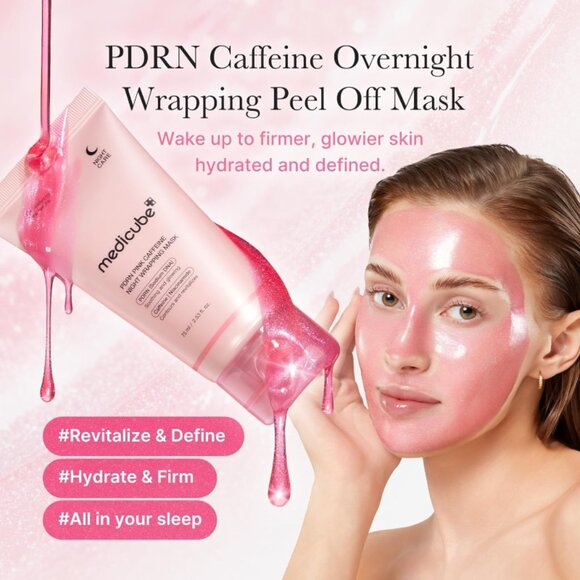 Medicube Kojic Acid & PDRN Caffeine Night Wrapping Mask Bundle (2 PACK) - Picture 5 of 6